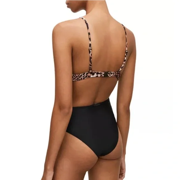 Allsaints Petra Kiku One Piece Swimsuit - Picture 5 of 8